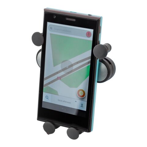 Handyhalterung &#039;Brad&#039; aus Kunststoff Silber | ohne Werbeanbringung | Nicht verfügbar | Nicht verfügbar