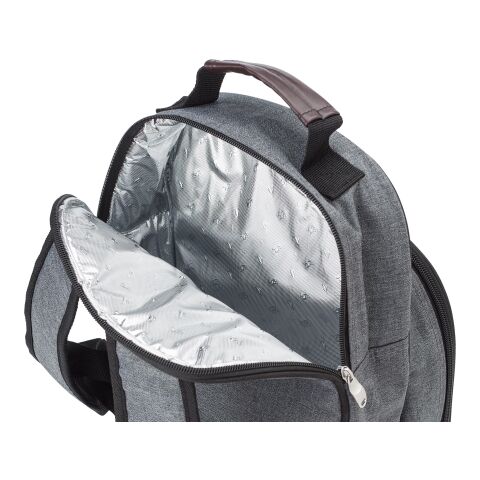 Picknick-Kühlrucksack 'Petra' aus Polycanvas Blau | ohne Werbeanbringung | Nicht verfügbar | Nicht verfügbar