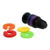 Weinstopper "Rainbow" schwarz