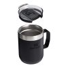 Stanley 236 ml Classic Legendary Camp Thermobecher Standard | schwarz glänzend | ohne Werbeanbringung | Nicht verfügbar | Nicht verfügbar