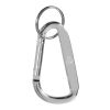 Timor Timor Karabiner Schlüsselanhänger aus recyceltem Aluminium silber