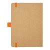 Berk A5 Notizbuch aus recyceltem Papier Standard | orange | ohne Werbeanbringung | Nicht verfügbar | Nicht verfügbar