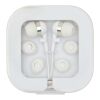 Baekdu kabelgebundenes Headset Typ-C mit Aufbewahrungsbox aus recyceltem Kunststoff weiss