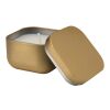 Tindra Quadratische Zinnkerze mit Vanille Duft gold