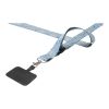 Lyra Verstellbares Lanyard mit Telefonhalterung und Sublimationsdruck weiss | ohne Werbeanbringung | Nicht verfügbar | Nicht verfügbar