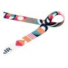 Leia Sublimation RPET-Lanyard mit 2 Metallhaken Weiß | 10mm | Sublimation | all over, back | 25 mm x 900 mm
