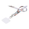 Addie Sublimation Lanyard mit Telefonhalterung und Sicherheitsverschluss   weiss-weiss | Nicht verfügbar | ohne Werbeanbringung | Nicht verfügbar | Nicht verfügbar