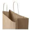 Kraft 80–90 g/m² Papiertasche mit Kordelgriffen – 32 × 17 × 39 cm Kraftpapier | ohne Werbeanbringung | Nicht verfügbar | Nicht verfügbar