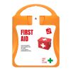 mykit, first aid, kit orange | Nicht verfügbar | 1-farbiger Digitaler Aufkleber | Vorderseite | 90 mm x 127 mm