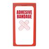 MiniKit Pflaster transparent rot | Not applicable | 1-farbiger Digitaler Aufkleber | Vorderseite | 39 mm x 82 mm