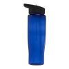 H2O Tempo® 700 ml Sportflasche mit Ausgussdeckel blau-schwarz | ohne Werbeanbringung | Nicht verfügbar | Nicht verfügbar