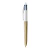BIC® 4 Colours Wood Style Weiß-beige