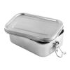 ALLSPICE. Lunchbox. Robuste luftdichte Box aus (90% recyceltem) 750 mL Silber | ohne Werbeanbringung