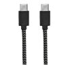 Koch Kabel aus rPET. 1 m. USB-C auf USB-C. Schnellladefunktion Schwarz | ohne Werbeanbringung | Nicht verfügbar | Nicht verfügbar | Nicht verfügbar