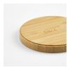 Kepler Wireless Charger aus Bambus. 15 W. USB-C-Anschluss Natur | ohne Werbeanbringung | Nicht verfügbar | Nicht verfügbar | Nicht verfügbar