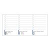 Tisch-Querkalender Compact 1 Woche = 2 Seiten 8–20 Uhr 304 × 135 mm | ohne Werbeanbringung | ohne Werbeanbringung