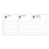 Tisch-Querkalender Master Monatsregister 1 Woche = 2 Seiten 8–21 Uhr 310 × 135 mm | ohne Werbeanbringung | Nicht verfügbar | Nicht verfügbar | Papier-Hardcover glänzend