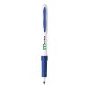 BIC® Mark-it Permanent Marker Weiß-mittelblau | 1-farbiger Siebdruck | Schaft-Clipverlängerung | 25.00 mm x 45.00 mm