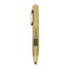 Sleek Stylus Executive Kugelschreiber gold | 1-farbiger Siebdruck | Schaft-Clipverlängerung | 15.00 mm x 38.00 mm