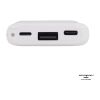3199 | Xoopar Mr. Bio Powerbank and cable pack 7.000mAh Weiss