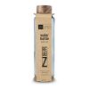 InSideOut Recycelte Glaswasserflasche ReuuZ mit Holzverschluss 650 ml Transparent