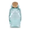 InSideOut Square Recycelte Glaswasserflasche ReuuZ mit Korkverschluss 1 l Transparent | Digitaldruck | Seite 1 | 50 mm x 110 mm