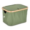 InSideOut rPET faltbarer Korb Sogne 38 x 26 x 25cm Olivgrün