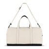 InSideOut Reuuz Canvas Reise-/Sporttasche 28 x 56 x 28 cm Beige-Schwarz | Digital Transferdruck | Rückseite | 190 mm x 190 mm