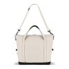 InSideOut Reuuz Canvas Reisetasche 32 x 60 x 20 cm Beige-Schwarz | Digital Transferdruck | Rückseite | 205 mm x 240 mm