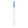 R-PET-Kugelschreiber Blau Weiss-Blau Weiss | 1-farbiger Tampondruck | 270° vom Clip | 50 mm x 7 mm | Nicht verfügbar