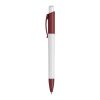 Kugelschreiber Kamal hardcolour Weiss-Dunkelrot | 1-farbiger Siebdruck | 180° vom Clip | 40 mm x 25 mm | Nicht verfügbar