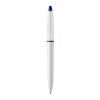 Kugelschreiber S30 hardcolour Weiss-Dunkelblau | 1-farbiger Siebdruck | 270° vom Clip | 40 mm x 25 mm | Nicht verfügbar