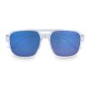 Elin Sonnenbrille UV400 Blau Weiss-Blau Weiss | 1-farbiger Tampondruck | 1 cm vom rechten Scharnier | 55 mm x 6 mm