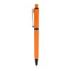 Kugelschreiber Raja Extra Orange-Schwarz | 1-farbiger Siebdruck | in Verlängerung vom Clip | 40 mm x 25 mm | Nicht verfügbar