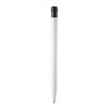 Kugelschreiber Ingeo TM Pen hardcolour Weiss-Schwarz | 1-farbiger Siebdruck | 180° vom Clip | 45 mm x 25 mm | Nicht verfügbar