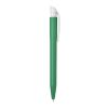 Kugelschreiber S45 Bio hardcolour Grün-Weiss | 1-farbiger Siebdruck | 270° vom Clip | 45 mm x 25 mm | Nicht verfügbar