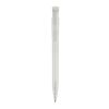 Kugelschreiber S45 R-PET Transparent Weiss-Weiss | 1-farbiger Siebdruck | 90° vom Clip | 45 mm x 25 mm | Nicht verfügbar