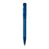 Kugelschreiber S45 Clear Transparent Dunkelblau-Dunkelblau | 1-farbiger Tampondruck | Clip | 25 mm x 6 mm | Nicht verfügbar