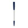Kugelschreiber Deniro Hardcolour Weiss-Dunkelblau | 1-farbiger Siebdruck | 90° vom Clip | 45 mm x 25 mm | Nicht verfügbar