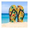 Flip Flops Größe XL 43/46 Sublimation Weiss