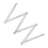 Kalibrierter faltbarer Zollstock 2m Weiss