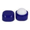 Kubischer Lippenpflegestift aus recyceltem ABS Blau Weiss