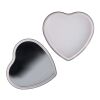 Lippenbalsam  in Flacher metallischer Herzformdose Silber