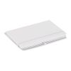 Notizbuch Olmo Hardcover PU A5 mit Haftnotizen Weiss