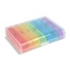 7-Tage-Pillendose Joseph weiss | 1-farbiger Tampondruck | Oberseite | 65 mm x 60 mm