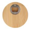 Untersetzer und Flaschenöffner aus Bambus Natur | ohne Werbeanbringung | Nicht verfügbar | Nicht verfügbar | Nicht verfügbar
