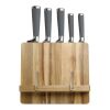 Kochbuchständer mit 5 Messern Natur | ohne Werbeanbringung | Nicht verfügbar | Nicht verfügbar | Nicht verfügbar