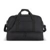 R-PET 600D Sport- und Reisetasche 55,5 x 25 x 36 cm 50 l Schwarz | Digital Transferdruck | Fach Vorderseite | 160 mm x 100 mm