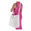 Tragetasche aus Baumwolle OEKO-TEX® 40 x 13 x 44cm 220g/m² Weiss | 1-farbiger Siebdruck | Seite 1 | 280 mm x 300 mm
