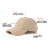 Nordic Drift RCS Aero UPF 50+ Kappe beige | ohne Werbeanbringung | Nicht verfügbar | Nicht verfügbar